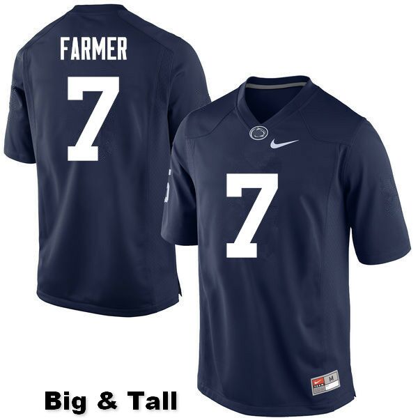 NCAA Nike Men's Penn State Nittany Lions Koa Farmer #7 College Football Authentic Big & Tall Navy Stitched Jersey HAL4298RX